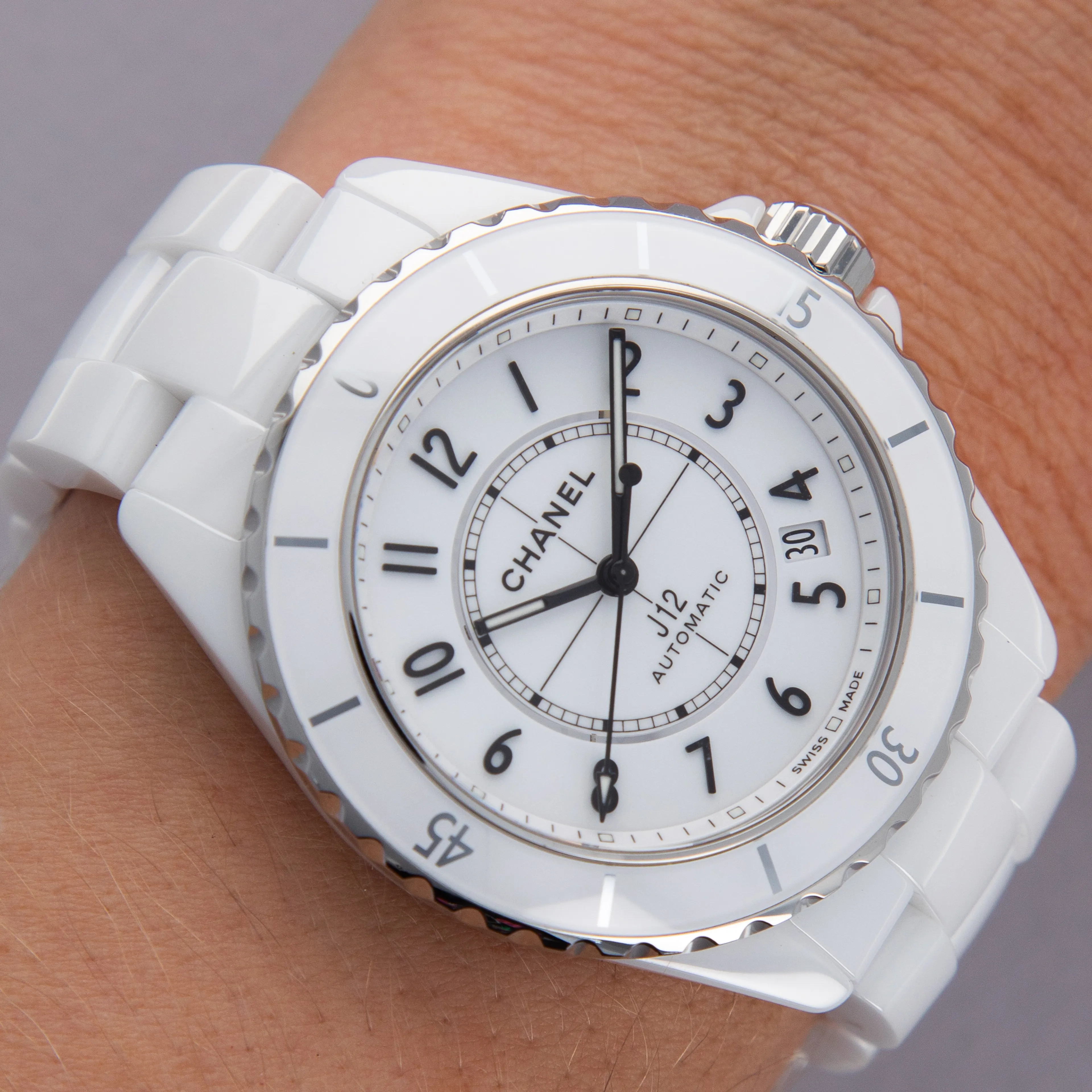 Chanel J12 H6214 38mm Ceramic White 18