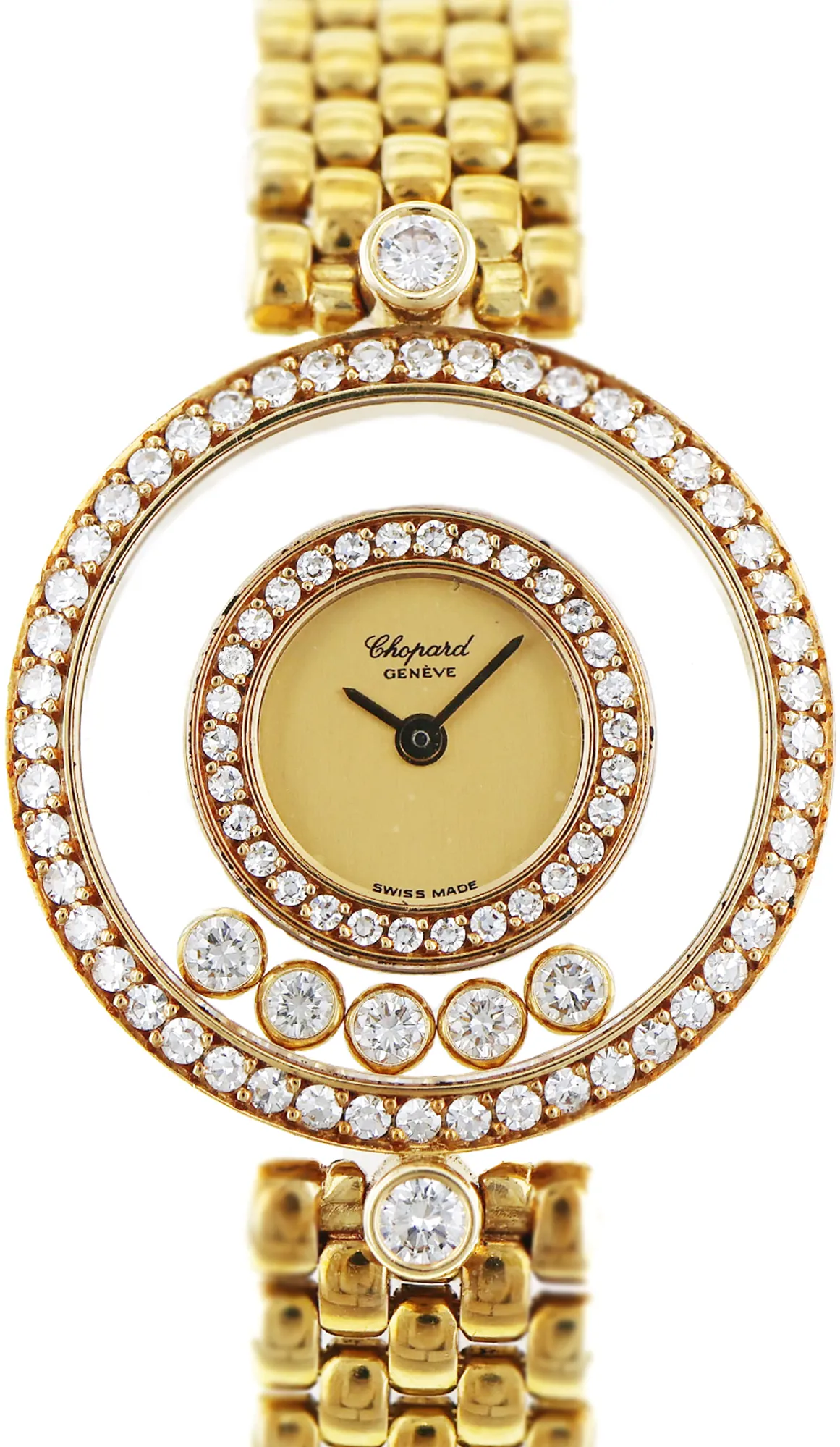 Chopard Happy Diamonds 20/3957 24mm Yellow gold and 18k yellow gold Gold