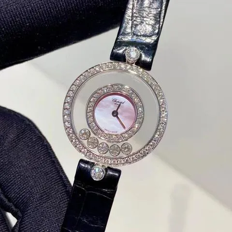 Chopard Happy Diamonds 24mm White gold Rose 1