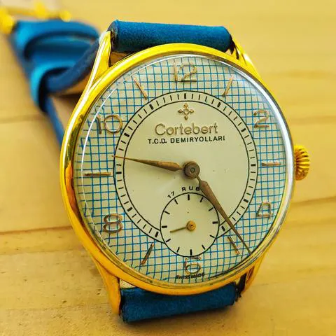 Cortébert CORTÉBERT 34mm Yellow gold and Stainless steel Multi-color