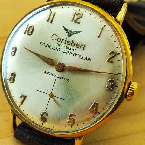 Cortébert CORTÉBERT 36mm Yellow gold and Stainless steel Multi-color