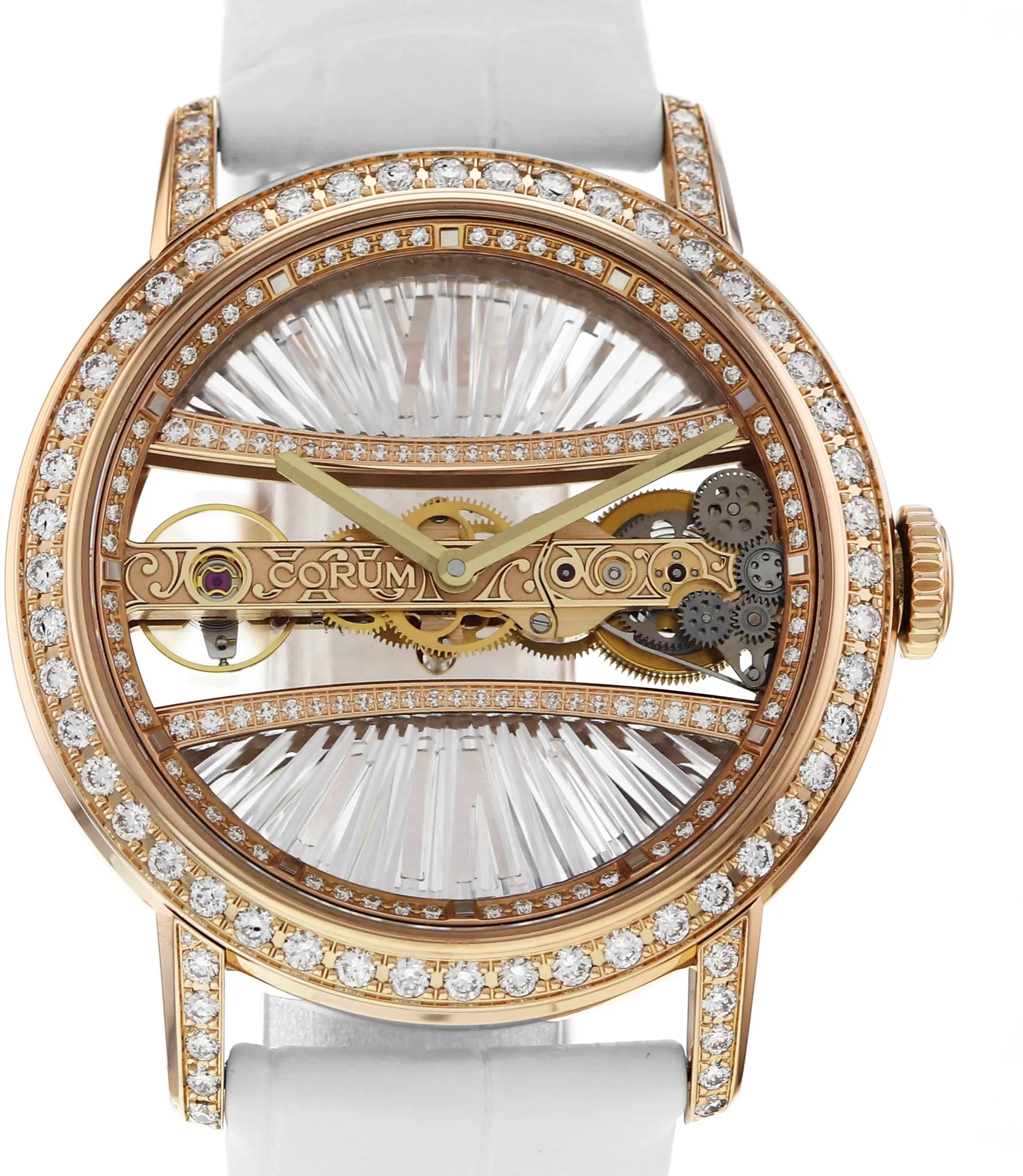 Corum Golden Bridge B113/03974 39mm Rose gold and 18k rose gold