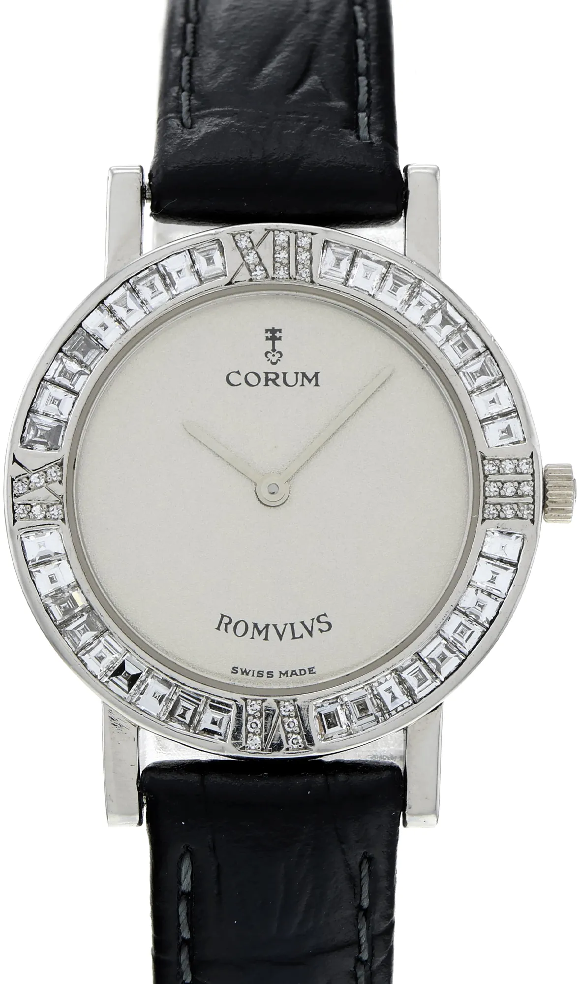 Corum Romvlvs 50.211.79 26mm White gold and 18k white gold Silver