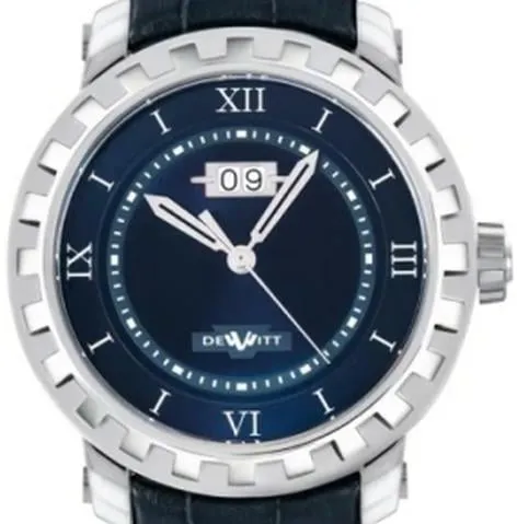 Dewitt Academia NAC.GDE.005 43mm Stainless steel Blue