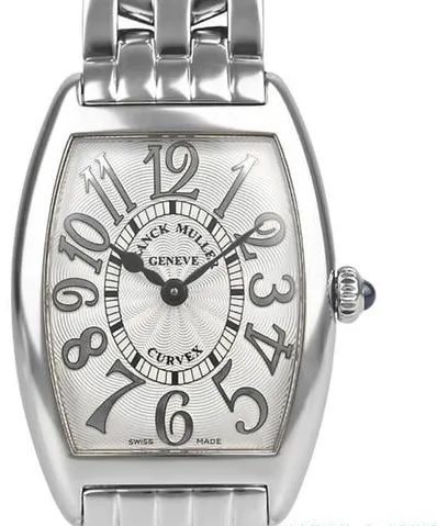 Franck Muller Cintree Curvex 1752 QZ 25mm Stainless steel Silver