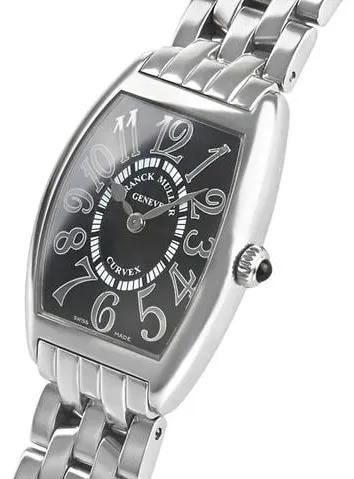 Franck Muller Cintree Curvex 1752 QZ 35mm Stainless steel Black