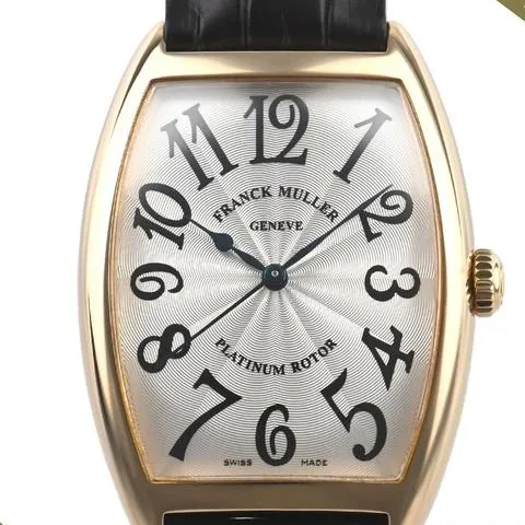 Franck Muller Cintree Curvex 2852 SC 31mm Yellow gold Silver