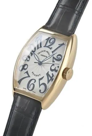 Franck Muller Cintree Curvex 5850 SC 32mm Yellow gold Silver