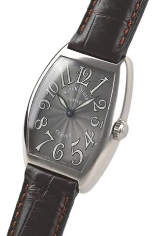 Franck Muller Cintree Curvex 7502 QZ 38.5mm White gold Gray 1