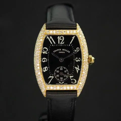 Franck Muller Cintree Curvex 25mm Yellow gold Black