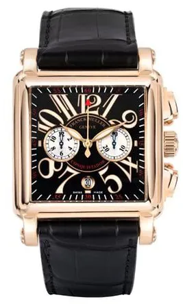 Franck Muller Conquistador Cortez 10000 H CC 45mm Rose gold Black