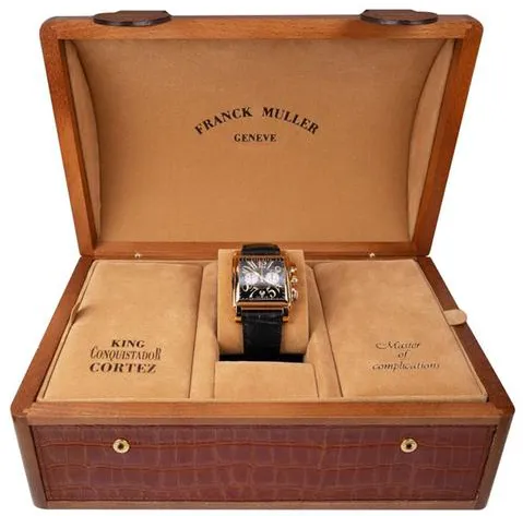 Franck Muller Conquistador Cortez 10000 H CC 45mm Rose gold Black 9