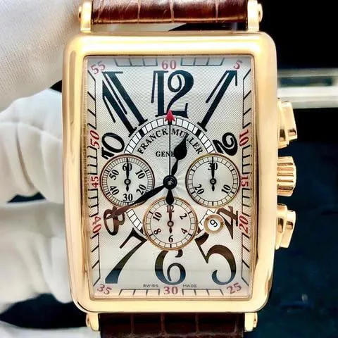 Franck Muller Long Island 1200 CC AT 33mm Rose gold White