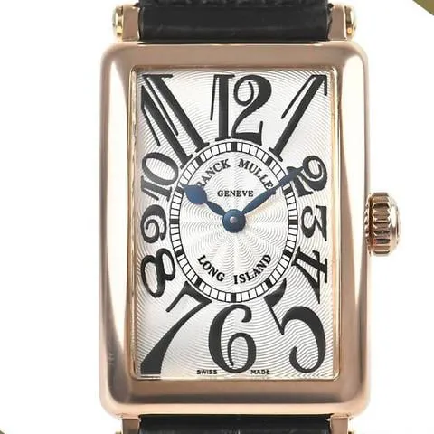 Franck Muller Long Island 902 QZ 23mm Rose gold Silver