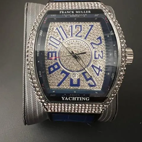 Franck Muller Vanguard V 45 SC DT 44mm Stainless steel Blue