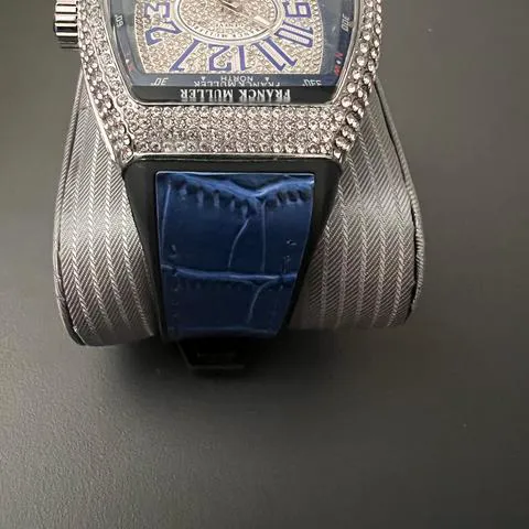 Franck Muller Vanguard V 45 SC DT 44mm Stainless steel Blue 7