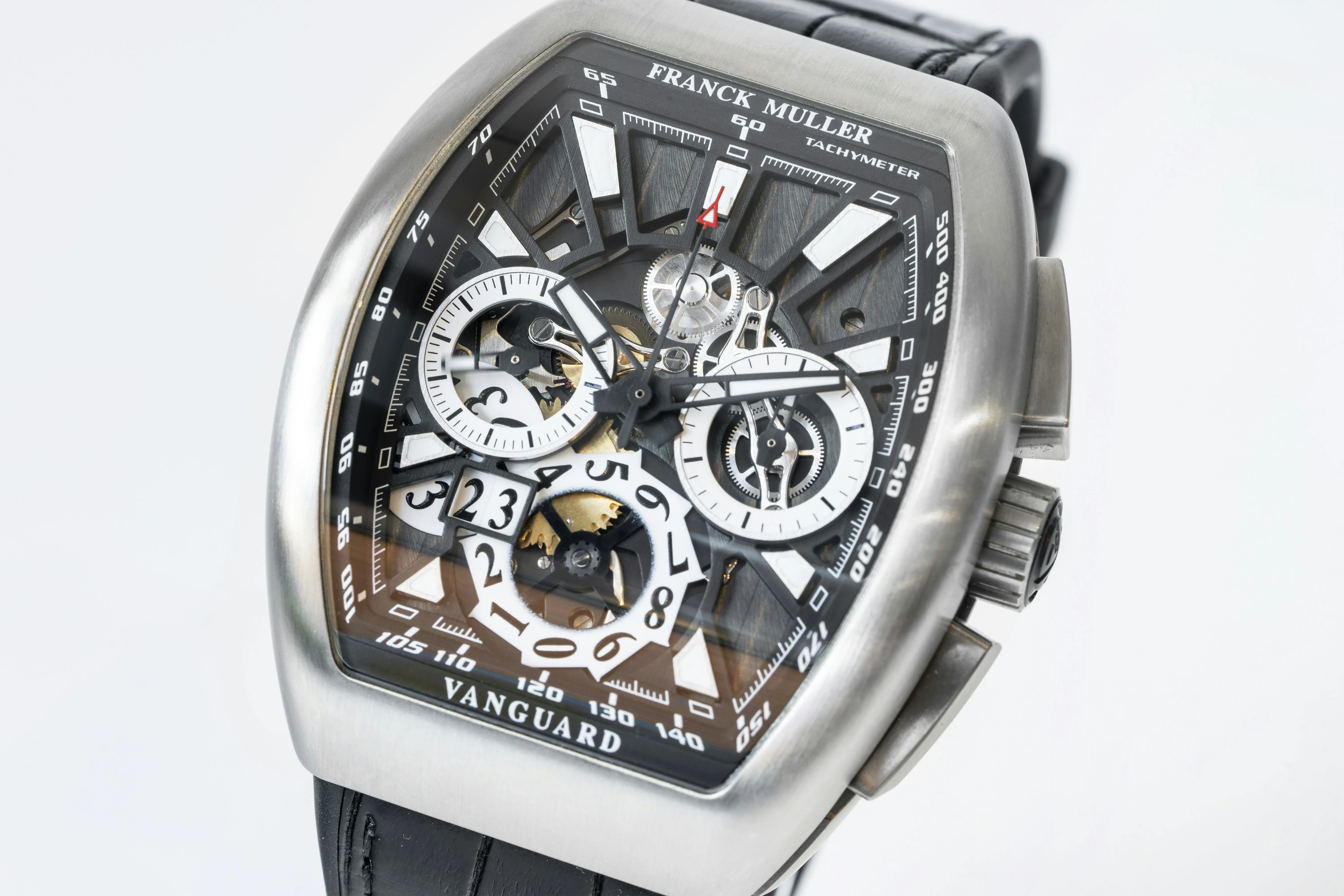 Franck Muller Vanguard V45CCGDSQTNRA 44mm Titanium Black