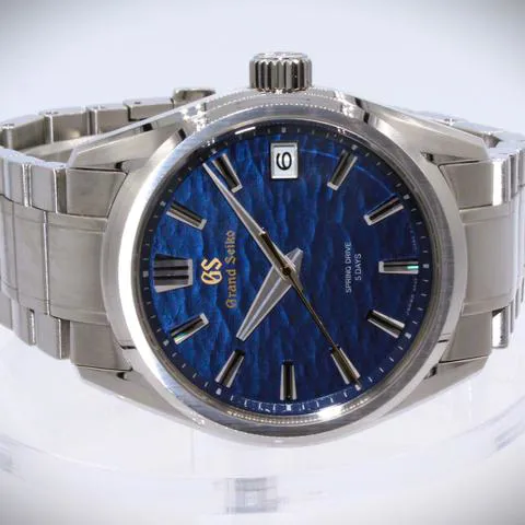 Grand Seiko Spring Drive SLGA007 40mm Stainless steel Blue 3