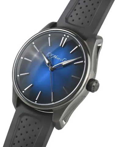 H. Moser & Cie. Pioneer 3200-1205 43mm Stainless steel Blue