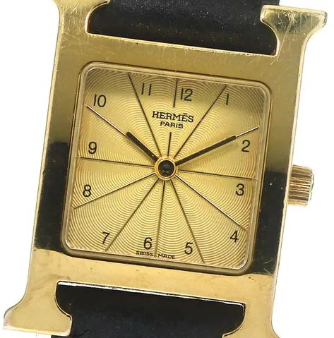 Hermès Heure H HH1.201 21mm Yellow gold Gold