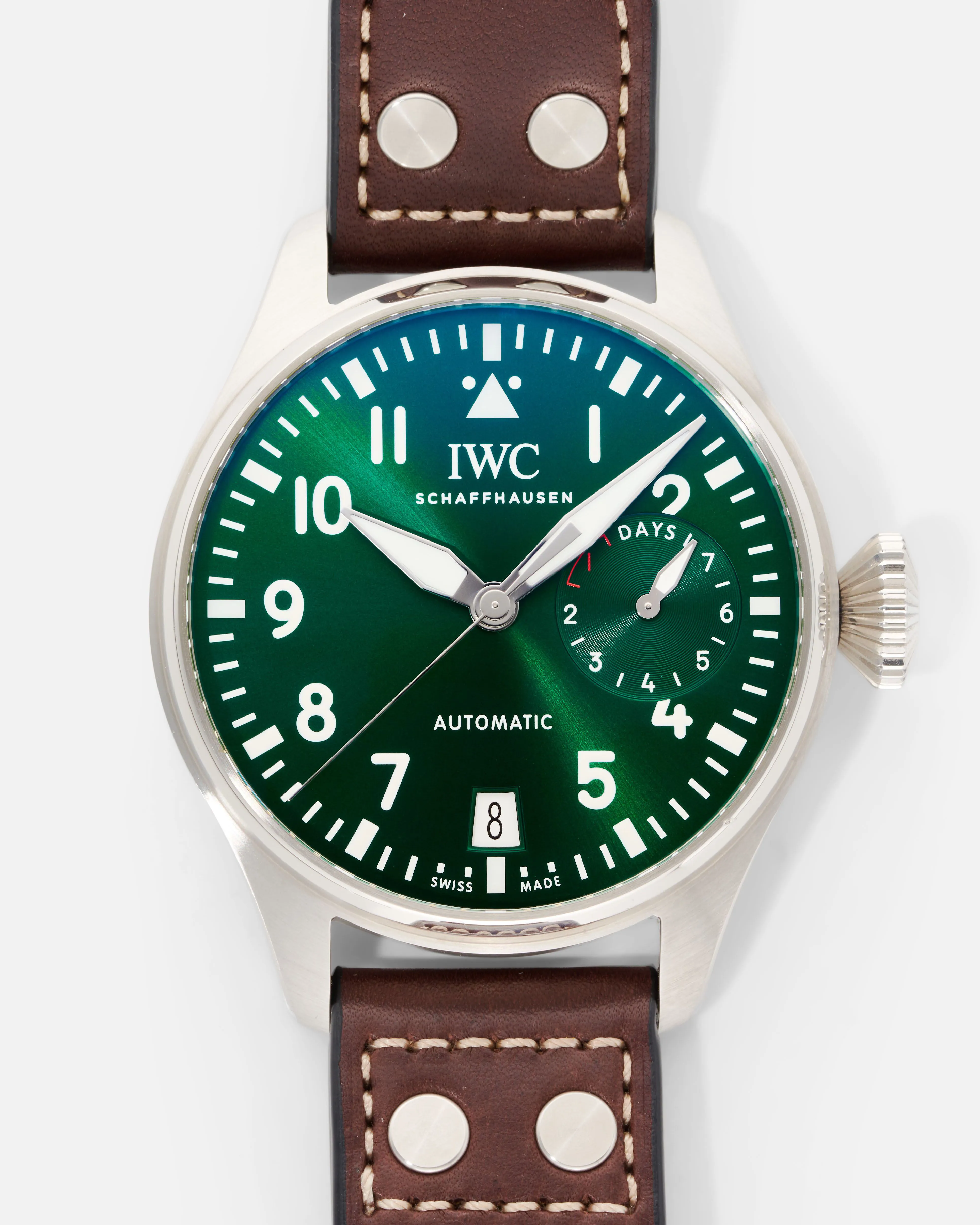 IWC Big Pilot IW501015 46mm Stainless steel Green