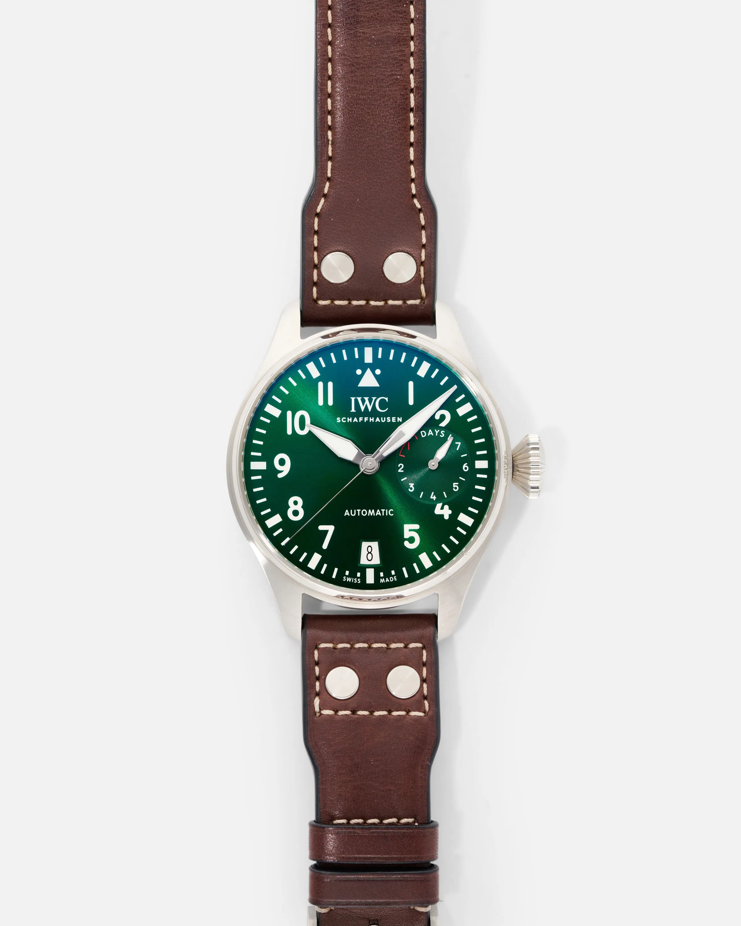 IWC Big Pilot IW501015 46mm Stainless steel Green 2