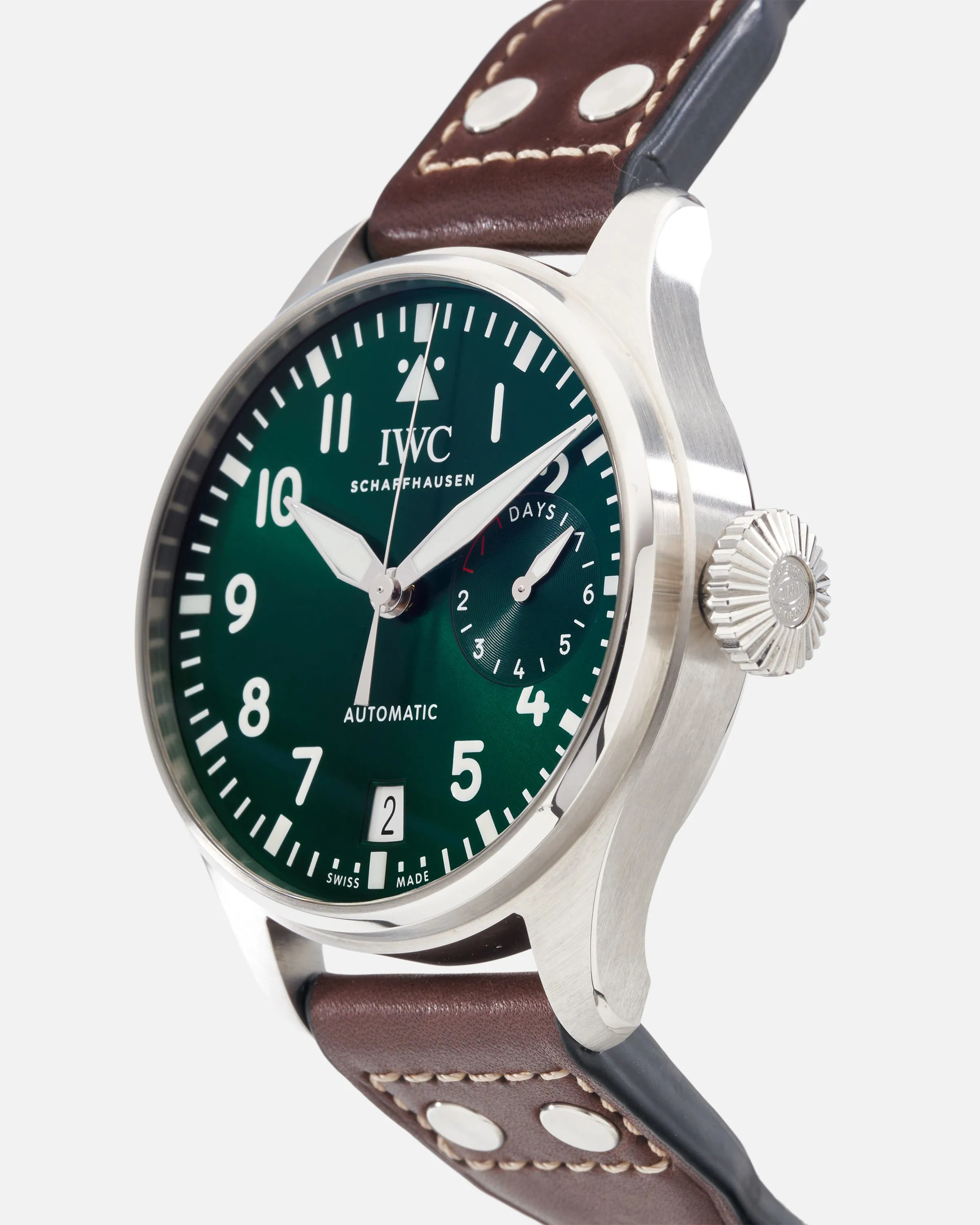 IWC Big Pilot IW501015 46mm Stainless steel Green 3