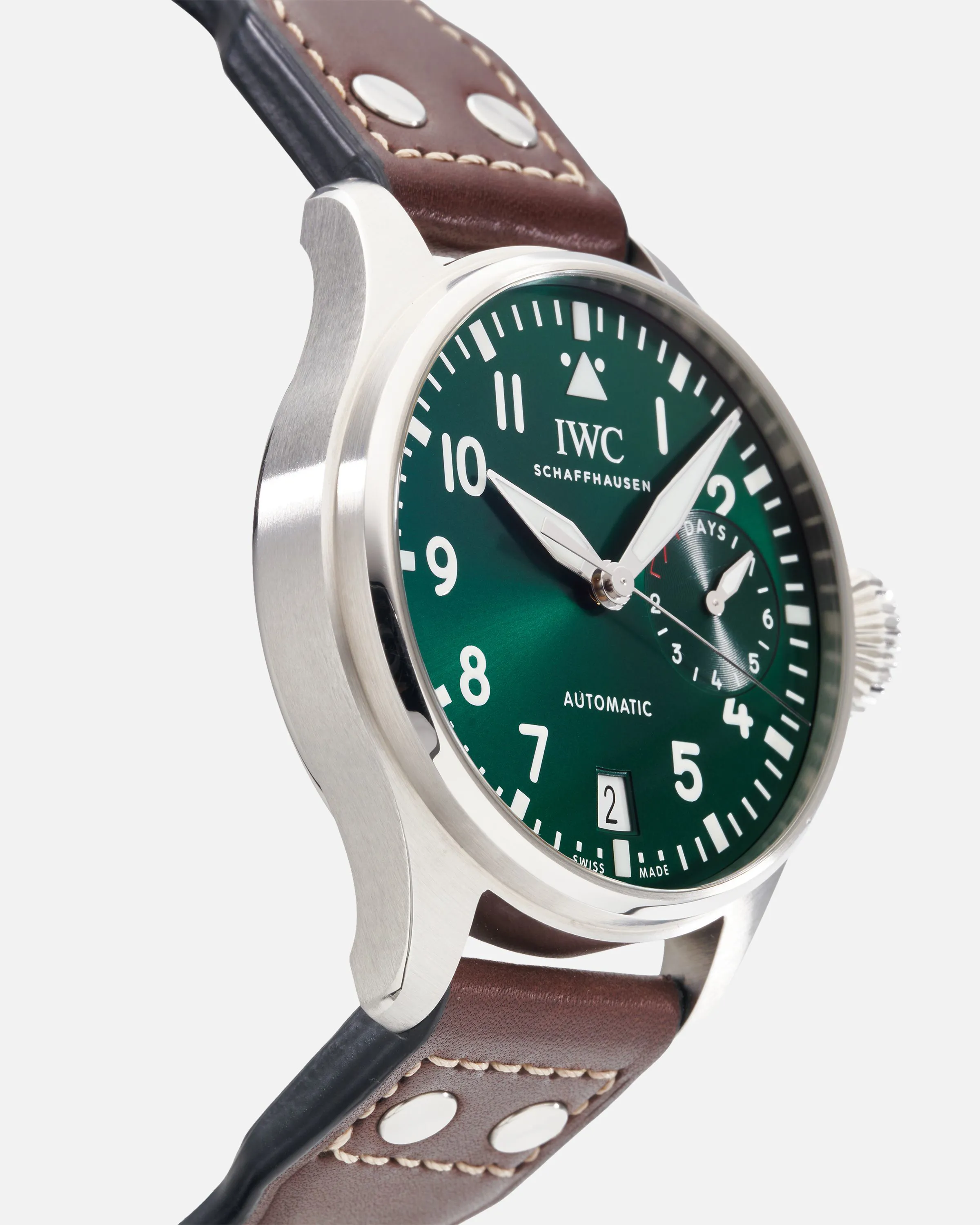 IWC Big Pilot IW501015 46mm Stainless steel Green 4