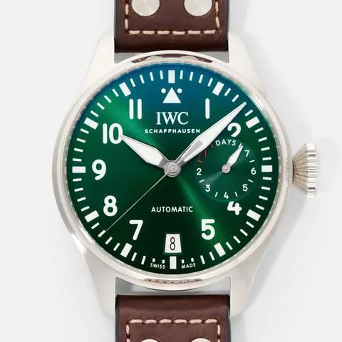 IWC Big Pilot IW501015 46mm Stainless steel Green