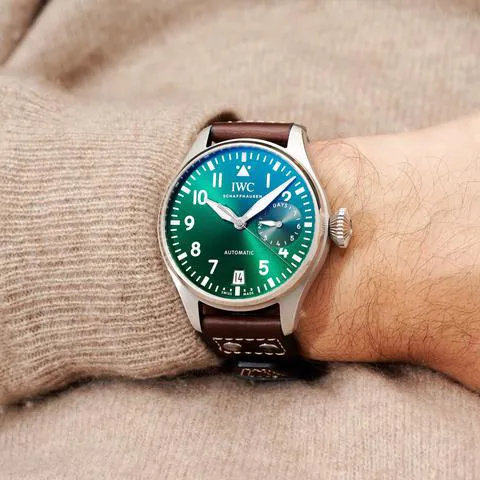 IWC Big Pilot IW501015 46mm Stainless steel Green 1