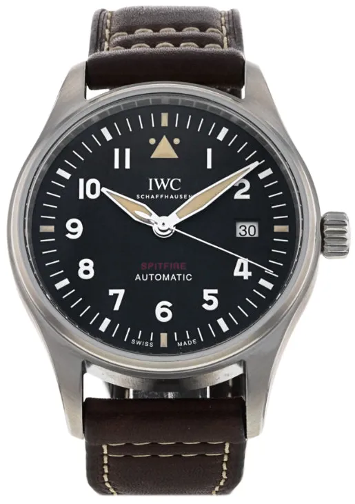 IWC Pilot IW326803 39mm Stainless steel Green