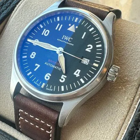 IWC Pilot IW326803 39mm Stainless steel Green