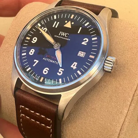 IWC Pilot IW326803 39mm Stainless steel Green 10