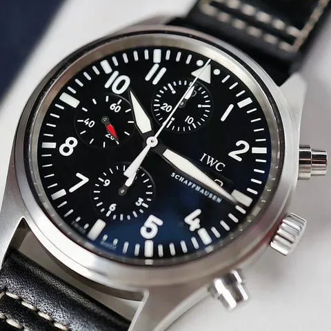 IWC Pilot IW371701 42mm Stainless steel Black