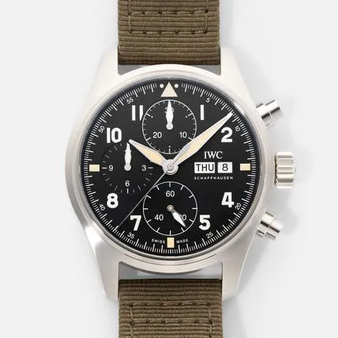 IWC Pilot IW387901 41mm Stainless steel Black