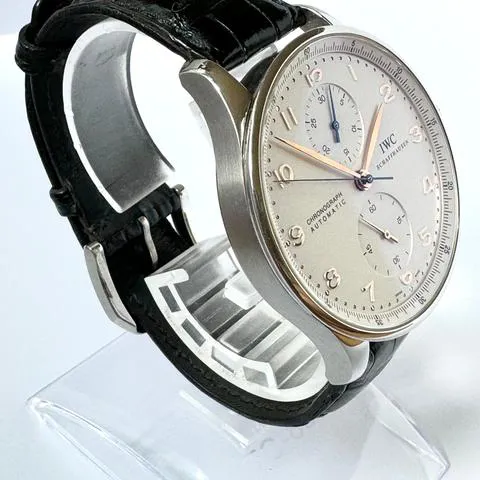 IWC Portuguese Chronograph IW3714 41mm Stainless steel White 2