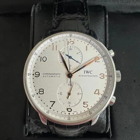 IWC Portuguese Chronograph IW3714 41mm Stainless steel White 8