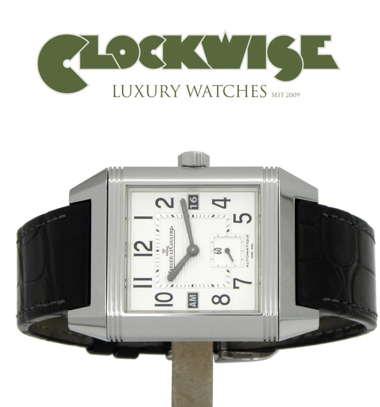 Jaeger-LeCoultre Reverso Squadra Hometime 230.8.77 35mm Edelstahl 3