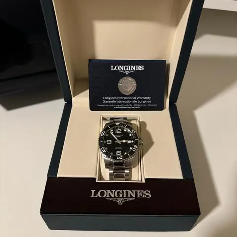 Longines HydroConquest L37804566 39mm Stainless steel Black 4