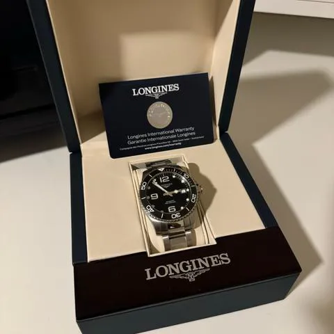 Longines HydroConquest L37804566 39mm Stainless steel Black 5