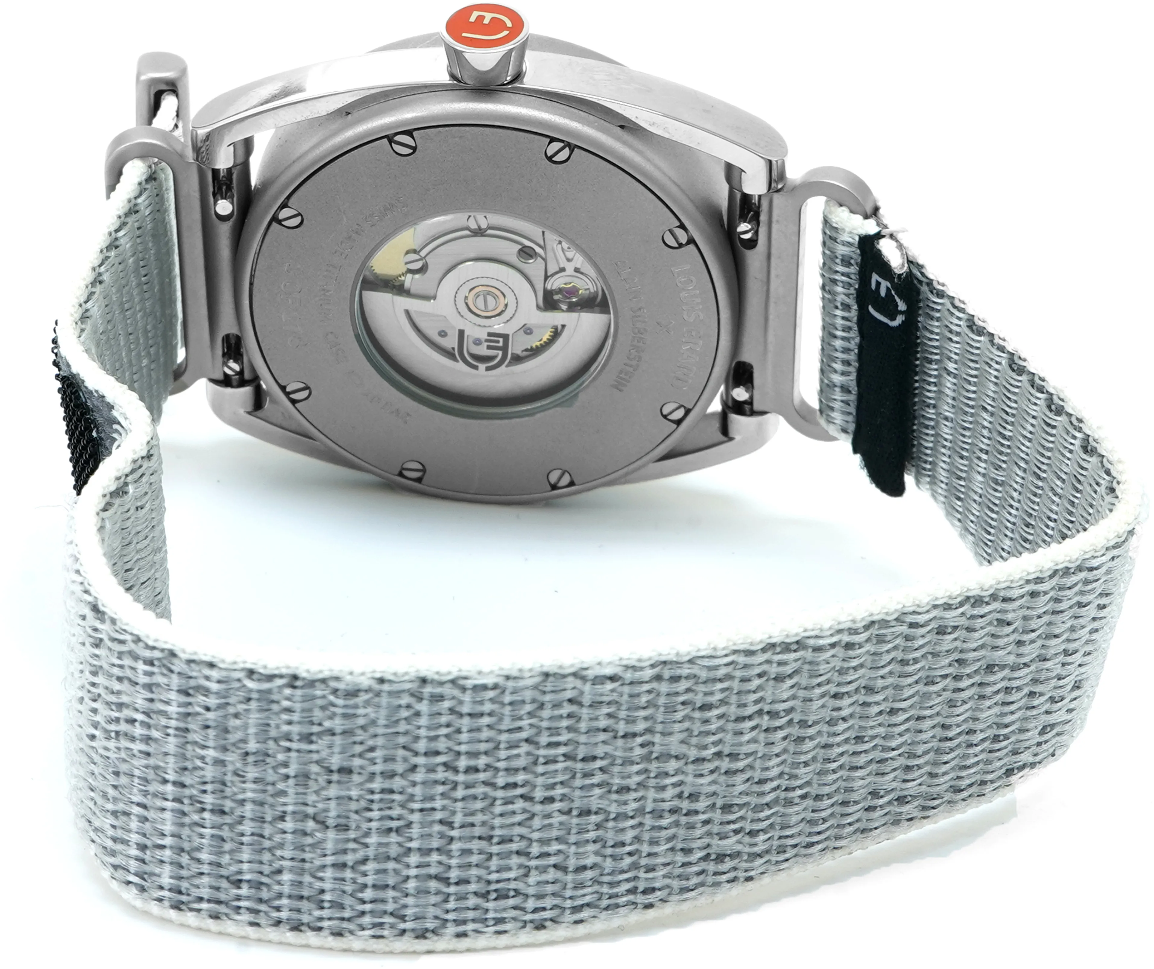 Louis Erard Excellence 85358TT01.BTT83 41mm Titanium Silver and White 5