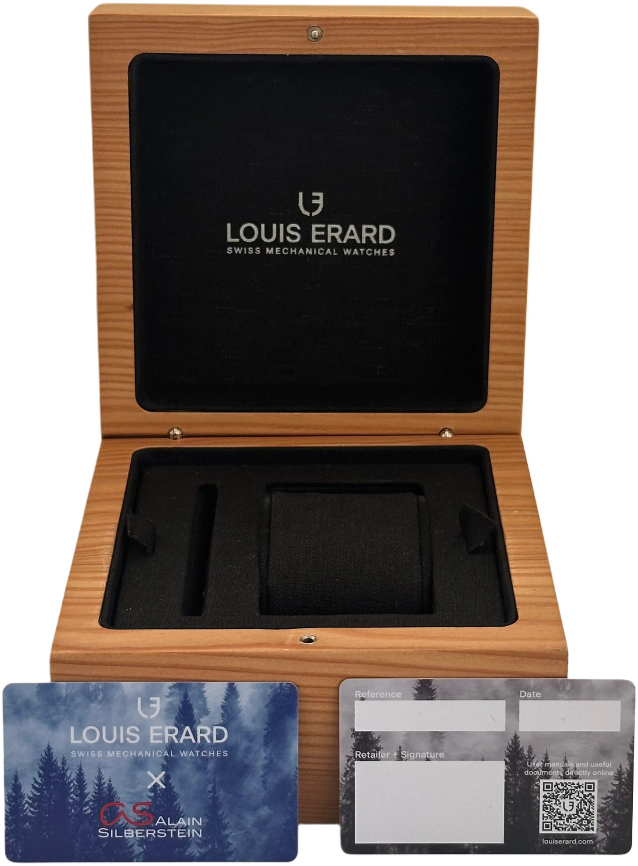 Louis Erard Excellence 85358TT01.BTT83 41mm Titanium Silver and White 6