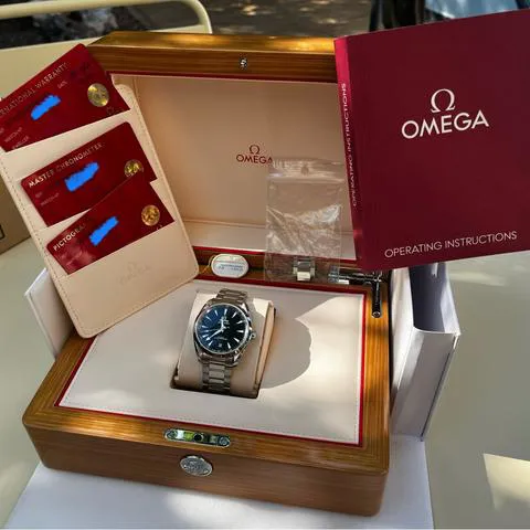 Omega Aqua Terra 220.10.38.20.01.001 38mm Stainless steel Black 7