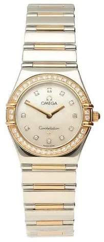 Omega Constellation Ladies 895.1241 22.5mm Yellow gold and Stainless steel Mother-of-pearl