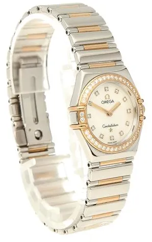 Omega Constellation Ladies 895.1241 22.5mm Yellow gold and Stainless steel Mother-of-pearl 4