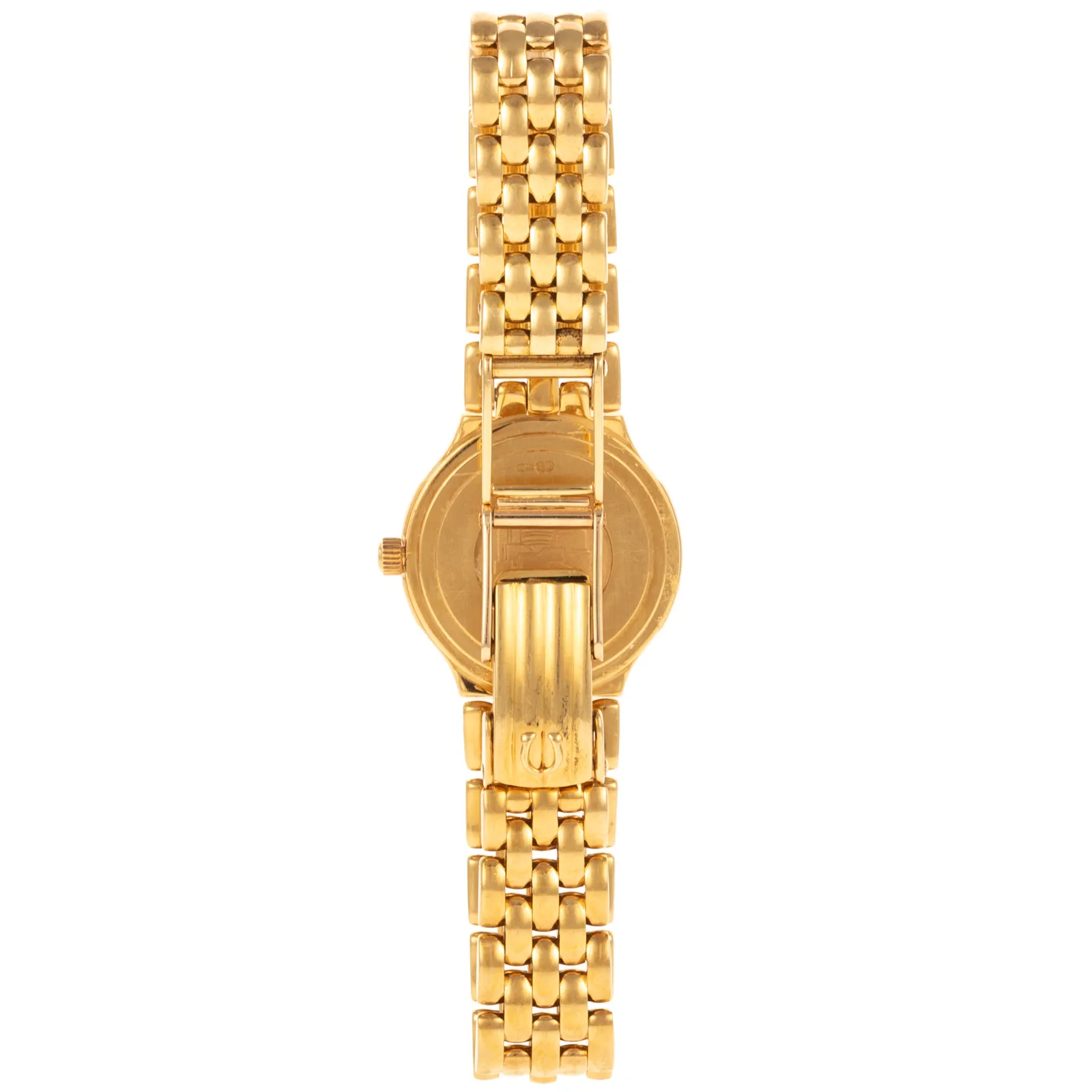 Omega De Ville Diamond and 18k yellow gold Champagne 1