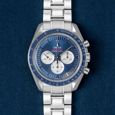 Omega Speedmaster Moonwatch 522.30.42.30.03.001 42mm Stainless steel Blue