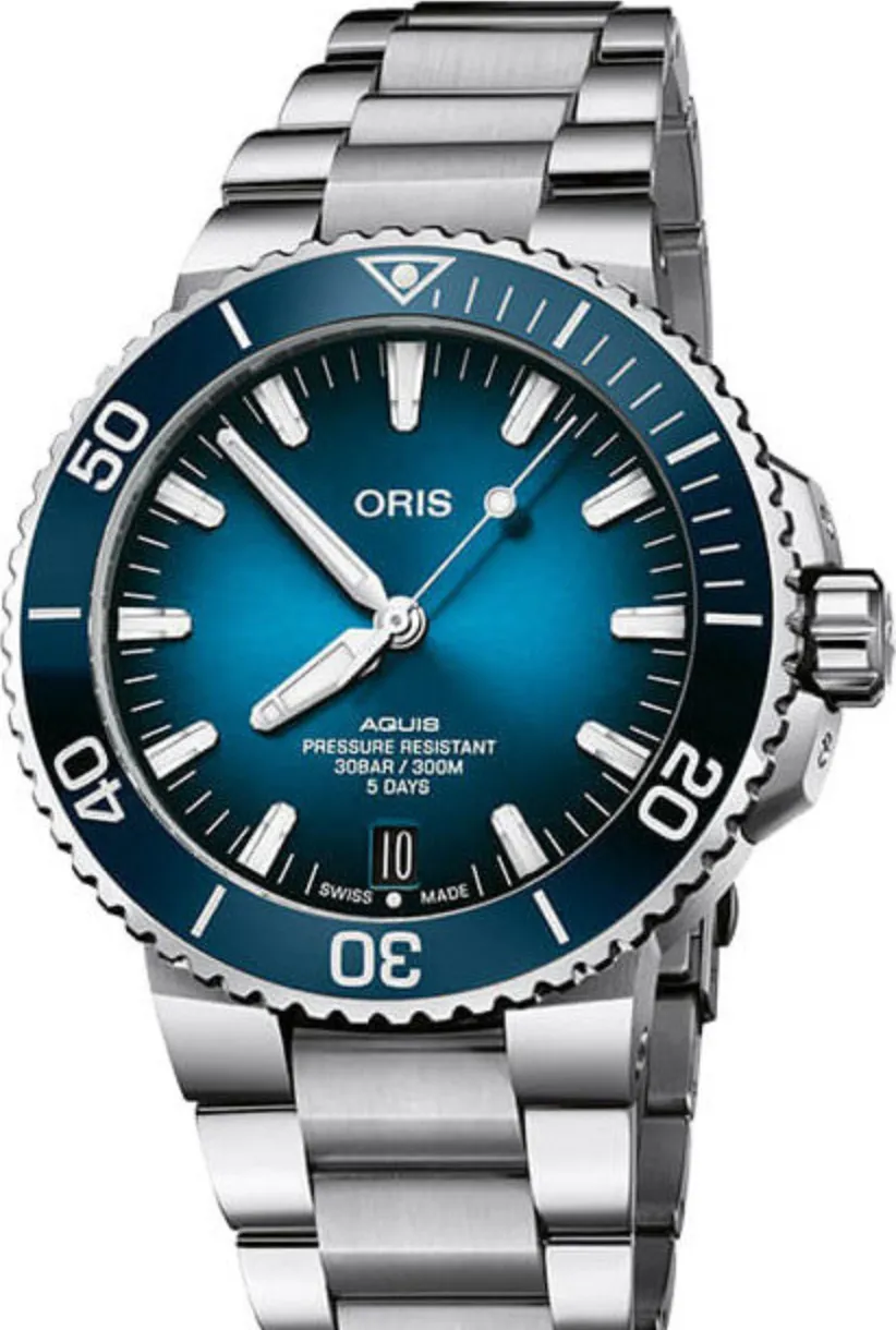 Oris Aquis 01 400 7763 4135-07 8 24 09PEB 43.5mm Stainless steel Blue