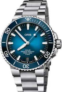 Oris Aquis Date 01 400 7763 4135-07 8 24 09PEB Stainless steel Blue