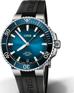 Oris Aquis Date 01 400 7769 4135-07 4 22 74FC Stainless steel Blue